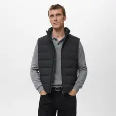 MANGO - Chaleco Manga Corta Hombre