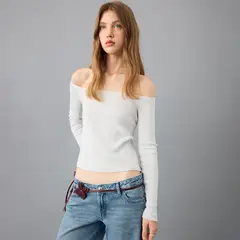 MANGO TEEN - Polo Manga Larga Mujer
