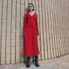 MANGO - Vestido Largo Mujer