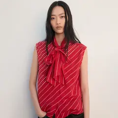 MANGO - Blusa Sin Mangas Mujer