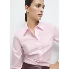 MANGO - Blusa Manga Larga Mujer