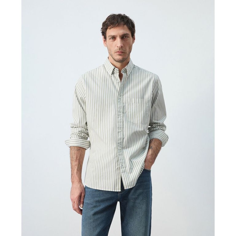 Camisa 100%Algodón Regular fit Hombre