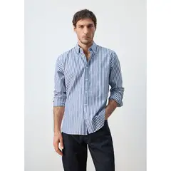 MANGO - Camisa 100%Algodón Regular fit Hombre