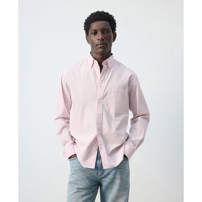 Camisa 100%Algodón Relaxed fit Hombre