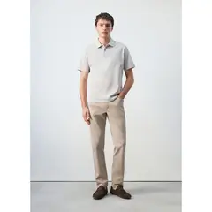 MANGO - Pantalón 100% Algodón Regular fit Hombre