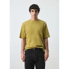 MANGO - Polo 100% Algodón Cuello Redondo Hombre