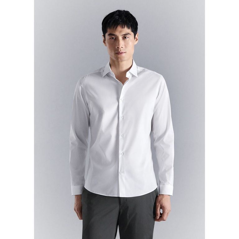 Camisa Algodón Regular fit Hombre