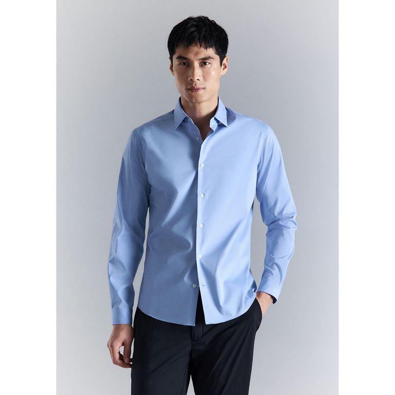 Camisa Algodón Regular fit Hombre