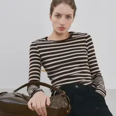 MANGO - Polo Manga Larga Mujer