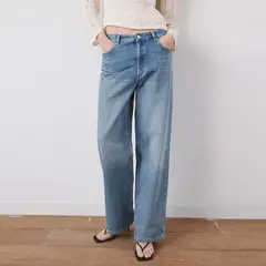 MANGO - Jean Straight Tiro Bajo Mujer