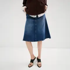 MANGO - Falda Denim Mujer