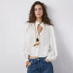 MANGO - Blusa Mujer