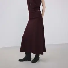 MANGO - Falda Midi Mujer