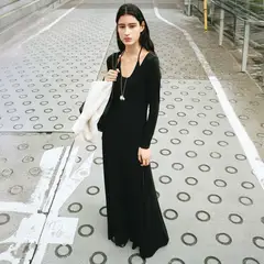 MANGO - Vestido Largo Mujer