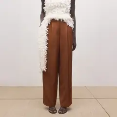 MANGO - Pantalón Straight Tiro Bajo Mujer