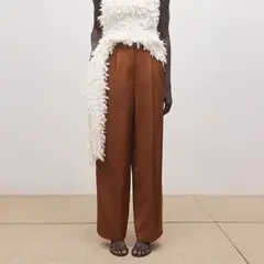 MANGO - Pantalón Straight Tiro Bajo Mujer