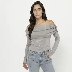 MOSSIMO - Top Manga Larga Mujer