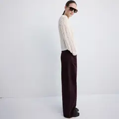 MANGO - Jean Balloon Fit Tiro Medio Mujer
