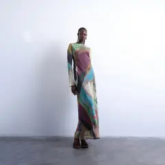 TOPSHOP - Vestido Largo Mujer