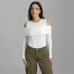 DENIMLAB - Body Manga Larga Mujer