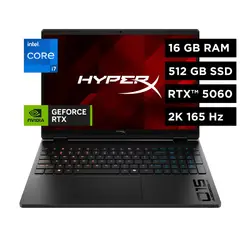 HP - Laptop Gaming OMEN HyperX Intel Core i7 16 GB RAM RTX 5060 512 GB SSD 15.3"