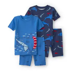CARTERS - Pijama 4 Piezas Bebé Niño Algodón
