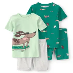 CARTERS - Pijama 4 Piezas Bebé Niño Algodón