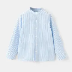 MANGO KIDS - Camisa Bebé Niño Manga Larga Lino