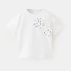MANGO KIDS - Polo Bebé Niña Manga Corta Algodón