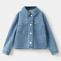 MANGO KIDS - Casaca Denim Bebé Niña
