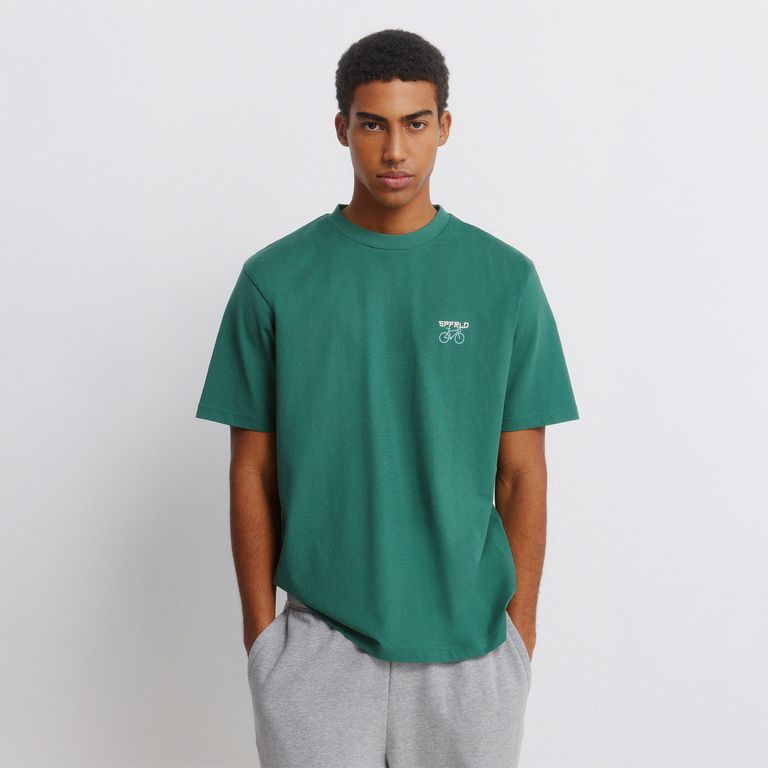 Polo 100% Algodón Boxy Fit Manga Corta Hombre
