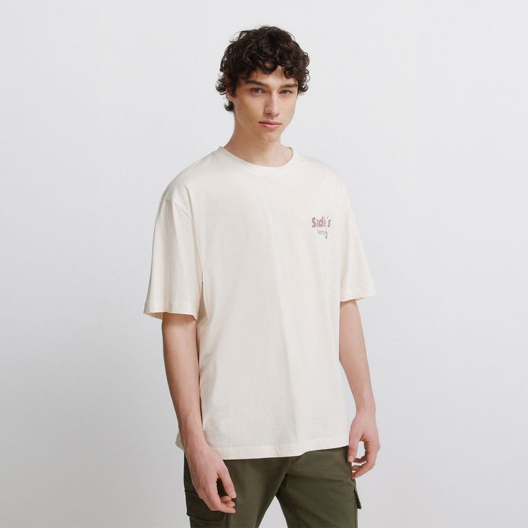 Polo 100% Algodón Loose Fit Manga Corta Hombre