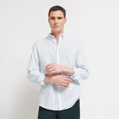 SPRINGFIELD - Camisa Rayas Algodón Regular Fit Manga Larga Hombre