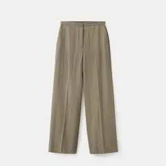 MANGO - Pantalón Straight Tiro Alto Mujer