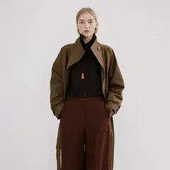 MANGO - Pantalón Straight Tiro Alto Mujer