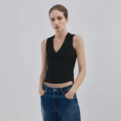 MANGO - Top Sin Mangas Mujer