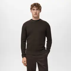 MANGO - Chompa Algodón Slim Fit Hombre