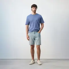 MANGO - Bermudas Slim Fit Hombre