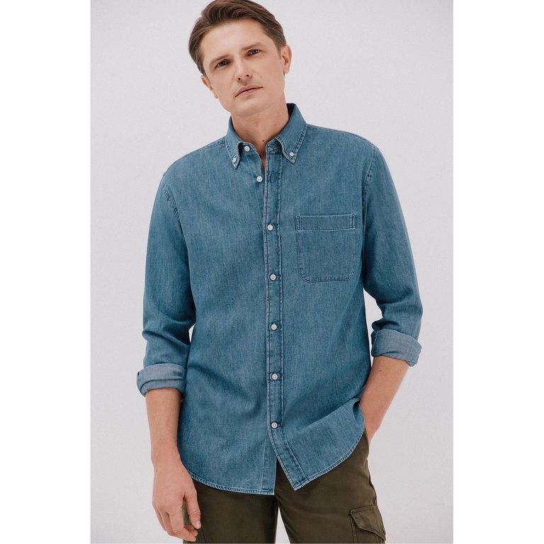 Camisa 100% Algodón Hombre