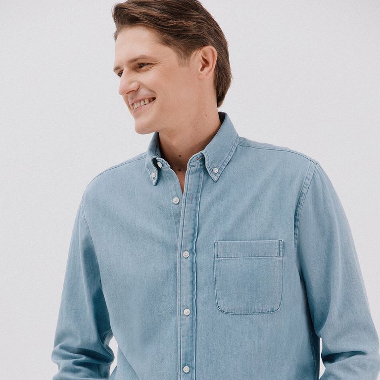 Camisa 100% Algodón Hombre