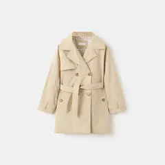 MANGO KIDS - Trench Niña Manga Larga