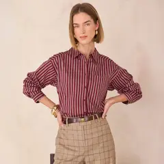 MAISON 123 - Blusa Manga Larga Mujer