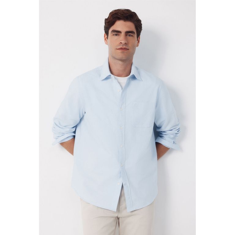 Camisa 100% Algodón Regular fit Hombre