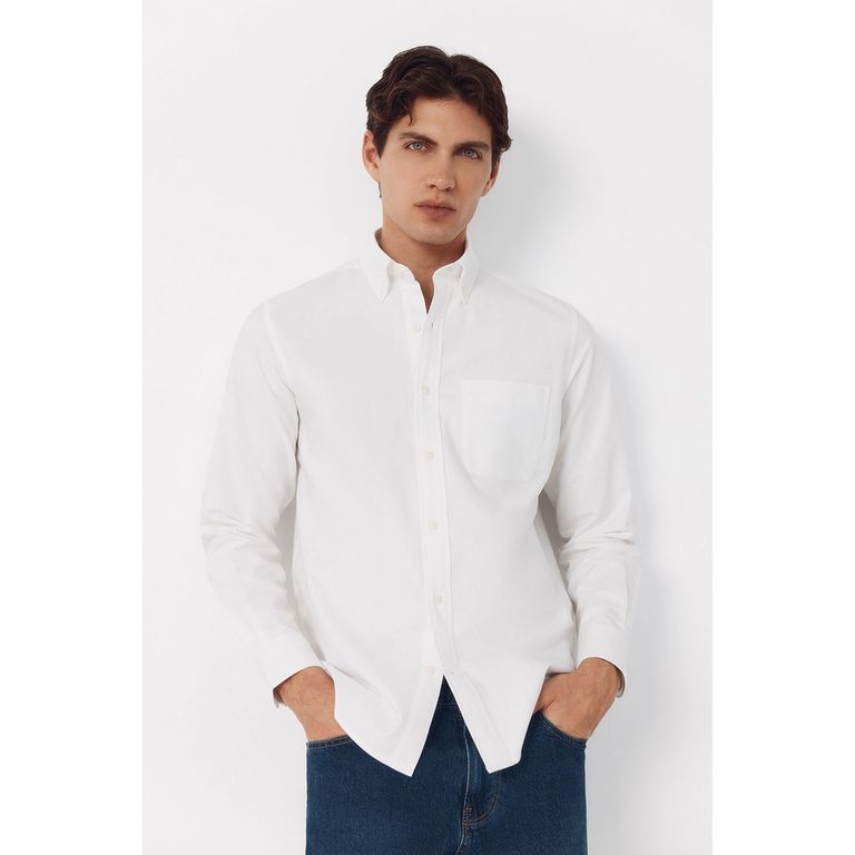 Camisa 100% Algodón Regular fit Hombre