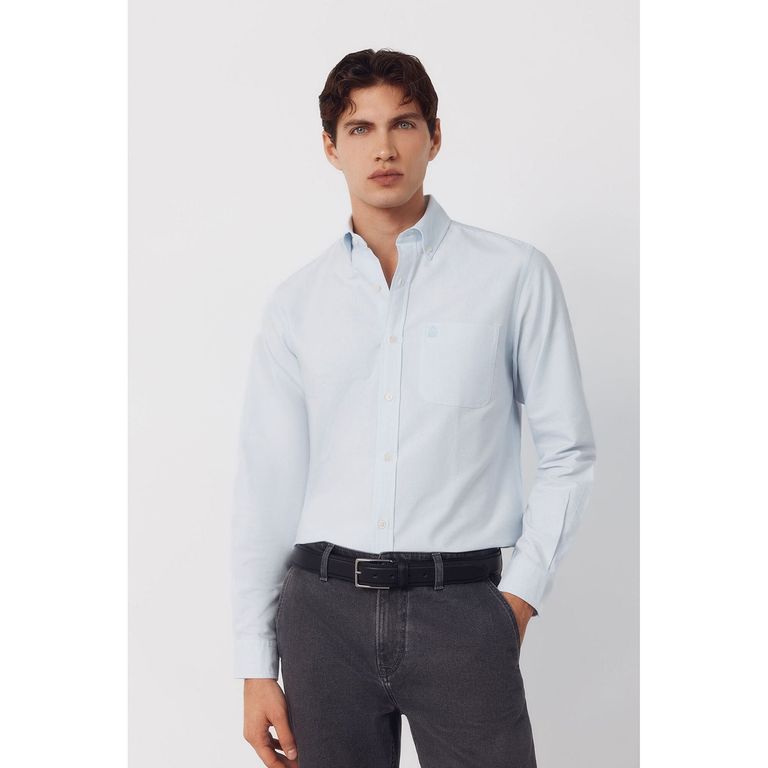 Camisa 100% Algodón Regular fit Hombre
