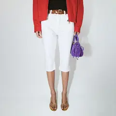MANGO - Jean Recto Tiro Medio Mujer
