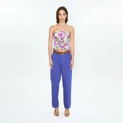 MANGO - Jean Mom Fit Tiro Alto Mujer