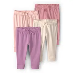 CARTERS - Pantalón Bebé Niña Pack X4 Algodón