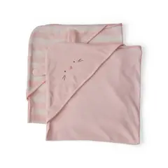CARTERS - Toalla Bebé Niña Pack X2 Algodón