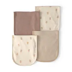 CARTERS - Babero Bebé Niño Pack X4 Algodón